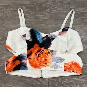 Forever 21 Cut Out Crop Top